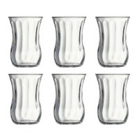 Pasabahce 6er-Set 42021 Teeglas OPTIKLI
