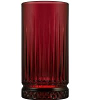 Pasabahce 520015 Rote Elysia Gläser Longdrinkglas 4 tlg. Set 445 ml