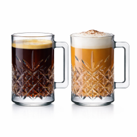 Pasabahce 55472 Teeglas Glasbecher mit Henkel Timeless...