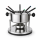 HI - Fondue-Set aus Edelstahl 10-tlg. 17-18,3 x 9,5 (H) cm