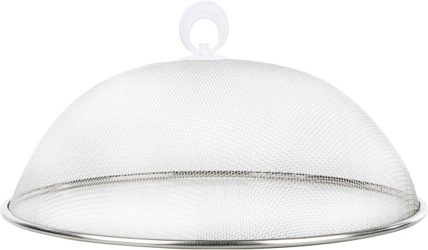 HI -  Edelstahl Fliegenhaube Abdeckhaube für Lebensmittel 30cm Ø