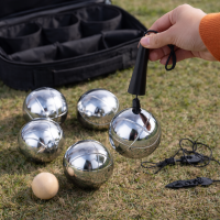 HI - Boccia Boule-Set 6er in einer Nylon Tasche (6x720g) ca. 7,5cm Ø