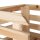 HI - Obsthorde mit Rollen Holz Stapelkiste Kartoffelkiste Gemüsekiste