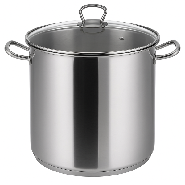 HI Universaltopf Suppentopf mit Glasdeckel und Dampfloch Induktion 20L