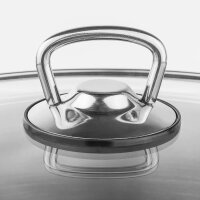 HI Universaltopf Suppentopf mit Glasdeckel und Dampfloch Induktion 20L