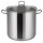 HI Universaltopf Suppentopf mit Glasdeckel und Dampfloch Induktion 20L