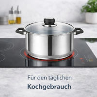 HI - Fleischtopf Sylt Kochtopf Topf aus Edelstahl 5,5 Liter