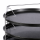 HI - Pizza Backset mit Halter 4er Set Pizzablech Antihaft 3 Backformen