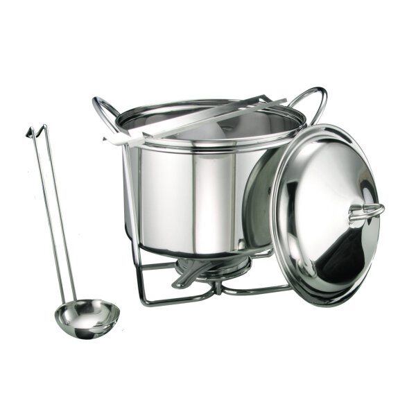 HI - Feuerzangen-Bowle Set Edelstahl Feuerzangenbowle 3,5 Liter