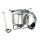 HI - Feuerzangen-Bowle Set Edelstahl Feuerzangenbowle 3,5 Liter