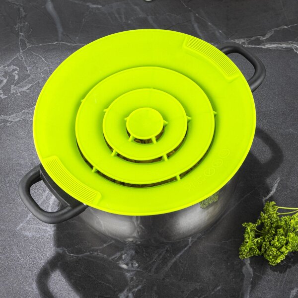 HI - Überkochschutz aus Silikon für Töpfe und Pfannen ca. 28x2,3cm