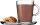 Pasabahce 95781 2er Tassen Set mit Untertasse ca. 38,5 cl aus Glas