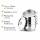 Legro Dampfkocher Mantowarka Gardampfkochtopf Set 18/10 Edelstahl 24cm