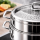 Legro Dampfkocher Mantowarka Gardampfkochtopf Set 18/10 Edelstahl 24cm