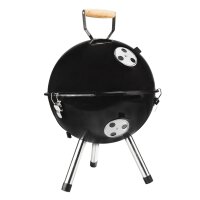 HI - Kugelgrill Mini schwarz Picknickgrill Tischgrill...