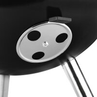 HI - Kugelgrill Mini schwarz Picknickgrill Tischgrill Campinggrill