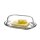 Pasabahce 98402 – Butterdose Frischhaltedose Basic 19,7 x 13,1 cm, 2-TLG aus Glas