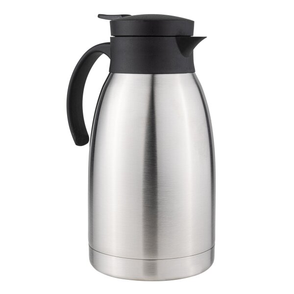 HI - 26076 Isolierkanne Thermo Kanne Kaffeekanne Edelstahl groß 2 L