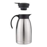 HI - 26076 Isolierkanne Thermo Kanne Kaffeekanne Edelstahl groß 2 L