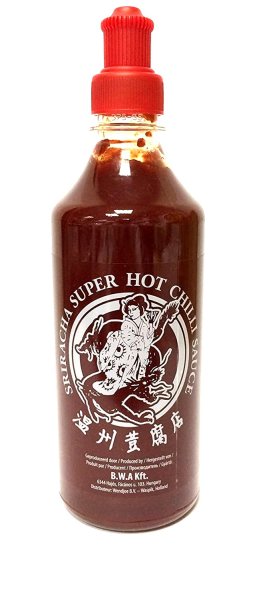 SRIRACHA Super Hot Chilli Sauce sehr scharf 585g