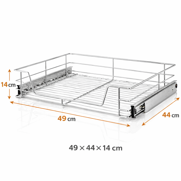 HI - 34042 Teleskopschublade zum Nachrüsten für 60cm Küchenschränke