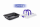 HI - 18022 Kuchenform mit Deckel und Tragegriff antihaftbeschichtet 36x23x4,5 cm