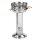 HI - 60178 Grill Säulengrill aus Edelstahl ca. 65x43x83cm