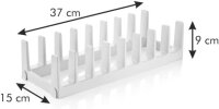 Tescoma FlexiSPACE Topfdeckelhalter 370x148 mm Küchenhelfer Abtropfhalter