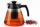 Tescoma TEO Teekanne Borosilikatglas transparent/schwarz 1,7 Liter