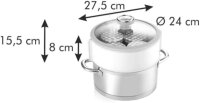 Tescoma Einkochset DELLA CASA mit Thermometer 24cm Töpfe