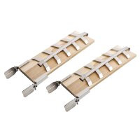 HI - Flammlachs Bretter mit Edelstahl Halter 2er Set...