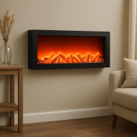 HI - Dekokamin LED Kamin Feuer Elektrokamin Kaminfeuer Flammeneffekt 60x20 cm