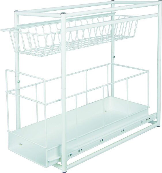 HI - 34045 Teleskop Schublade Küchen Schrank Auszug Einbauschublade Spülschrank