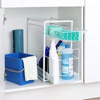 HI - 34045 Teleskop Schublade Küchen Schrank Auszug Einbauschublade Spülschrank