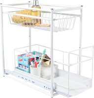 HI - 34045 Teleskop Schublade Küchen Schrank Auszug Einbauschublade Spülschrank