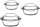 B-WARE - Borcam Auflaufform 3er Set Rund mit Deckel (159021)