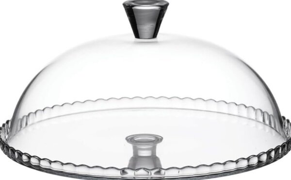 B-WARE - Pasabahce Kuchendeckel Tortendeckel Glas ca. 10 cm (95200-B-WARE)