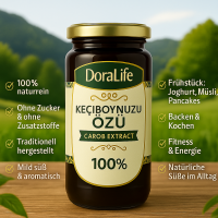 DoraLife - Johannisbrotsirup Johannisbrot-Extrakt Sirup 630g