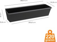 CEPEWA - Pflanzkasten Kunststoff für Europaletten 38cm B (69700)