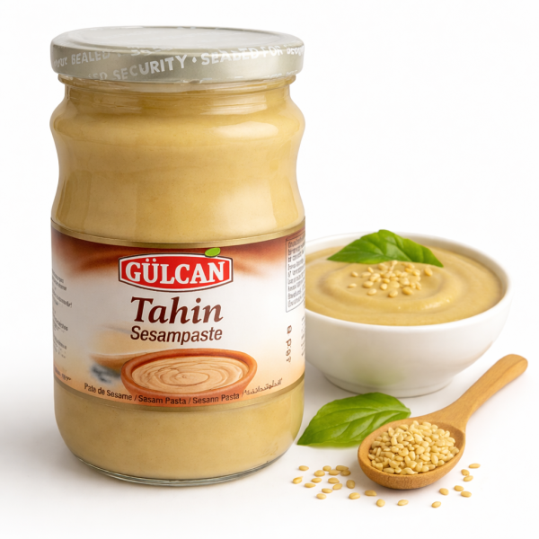 Gülcan - Sesampaste im Glas - Tahin - Tahini (600g)