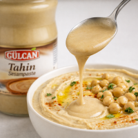 Gülcan - Sesampaste im Glas - Tahin - Tahini (600g)
