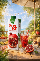 Sunich Granatapfelsaft 100% aus Konzentrat ohne Zucker 1...