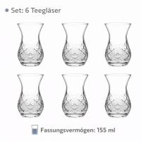 Pasabahce Timeless 42881 Teegläser 6er Set