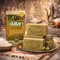DALAN 5 x 180g Natur 100% Olivenöl Seife Handgefertigt