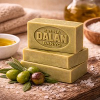 DALAN 5 x 180g Natur 100% Olivenöl Seife Handgefertigt