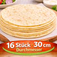 Öz-Yil - 16 x 30cm XL Dürüm Teigfladen - Tortillas (1520g)