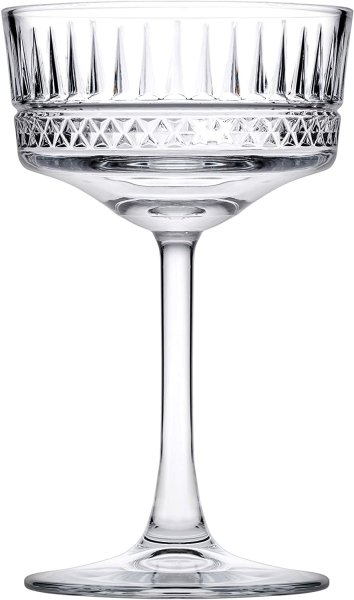 PASABAHCE 440436 Elysia Champagnerbecher, Glas, transparent, 260 ml