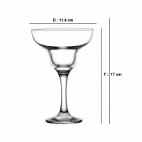 6 x 305cc Pasabahce Capri 44386 Margarita Gläser Cocktailgläser