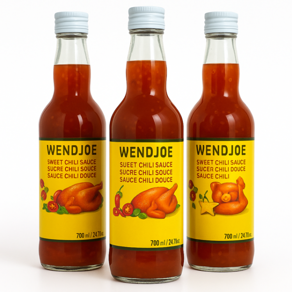 3 x 700ml Wendjoe - Sweet Chilli Sauce Soße