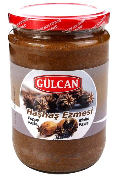 Gülcan Mohnpaste - Mohnpurree - Poppy Paste - Hashas ezmesi (650g)